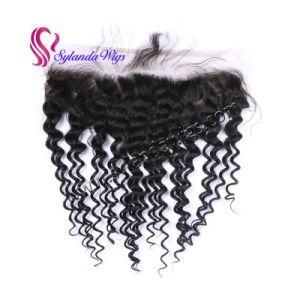 Brazilian Water Wave 13&quot;X4&quot; Lace Frontal Closure Human Hair Closure with Free Shipping