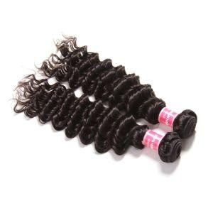 Peruvian Virgin Hair Bundles Natural Human Hair Weave Deep Wave Hair Extension