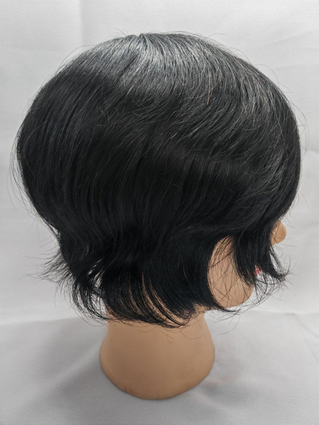 2022 Comfortable Hair Injection Poly Base Most Natural Custom Made Hairpiece
