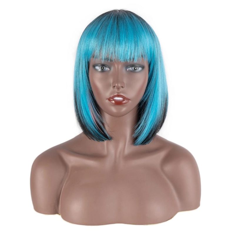Kbeth Bobcut Wigs with Bangs for Ladies HD Lace Frontal Low Price Available Babyhair 10 Inch 12 Inch 14 Inch 16 Inch Size 2021 Summer Fashion Wig in Stock