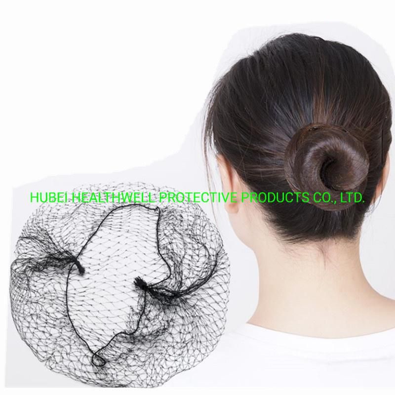 Disposable 5mm Nylon Hairnet Hair Nets for Wigs Weave Invisible 20inch Dancing Hairnet