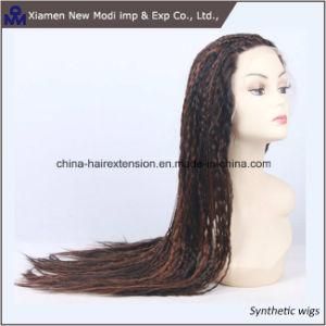 Wholesale 26inch Long 2#/30# Highlight Synthetic Full Lace Braid Wig