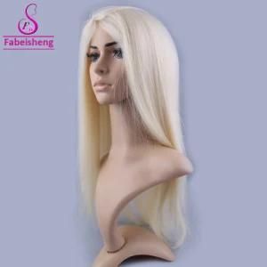Aliexpress Straight Brazilian#613 Blonde Human Hair Full Lace Front Wig with Baby Hair