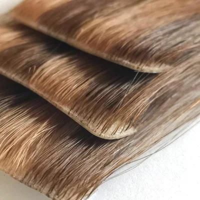 Double Drawn Invisible Skin Tape Brazilian Human Remy Extension European Virgin Hair