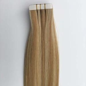 #P10/613 Straight Us PU Tape Skin Weft Brazilian Virgin Human Hair Extensions