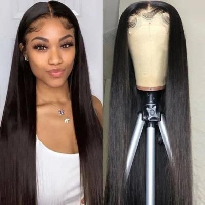 Super HD Transparent Lace Wigs 13X4 Lace Front Human Hair Remy Brazilian Straight Lace Frontal Wig for Black Women