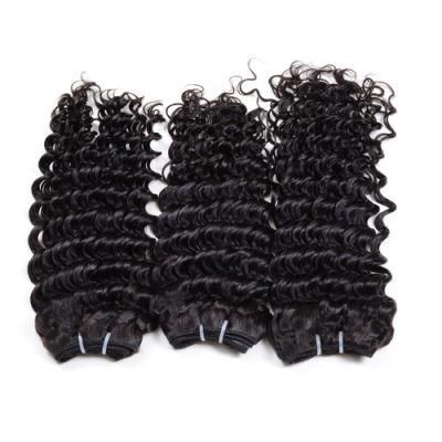 Hair Factory Double Drawn Remy Wholesale Price Virgin Deep Wave Deep Curl Remy Human Hair