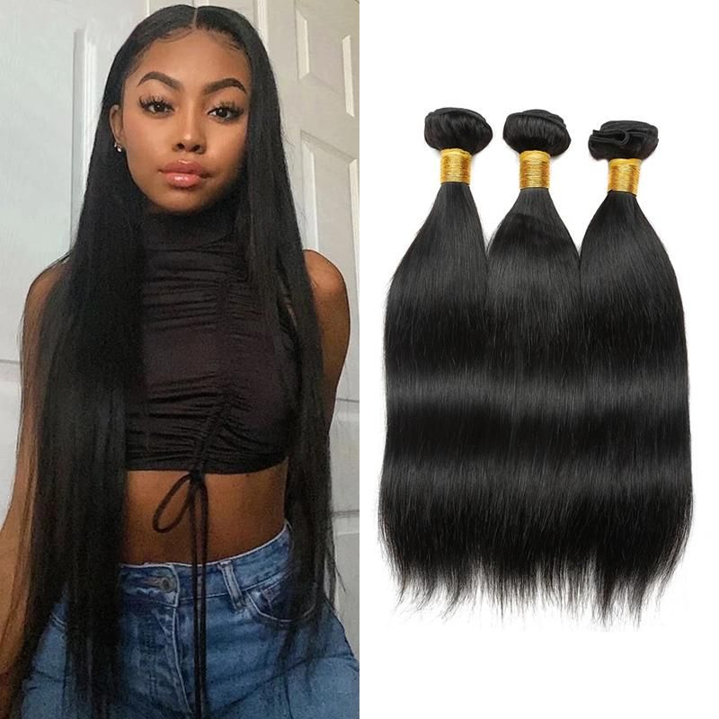 Kbeth Human Hair Extension Wholesale 8inches to 28inches Human Mink Brazilian Hair Bundles Straight Hair Cuticle Aligned Double Weft Hair Extensions Vendor