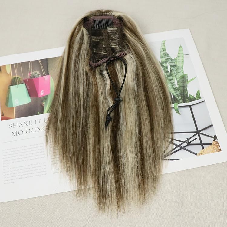 100% Human Hair Brazilian Clip in Ponytail Hair Extension