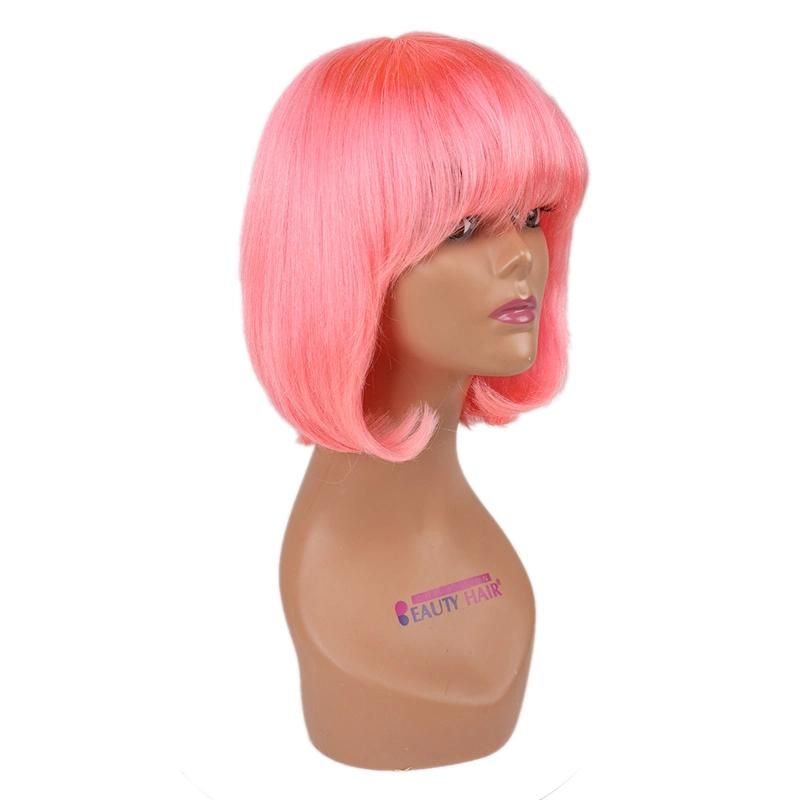 Bobo Transparent Lace Wig Brazilian Human Straight Hair Extension