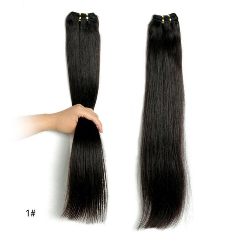 Platinum Blond Brazilian Human Hair Straight Hair Weave Bundles 14"-28" Remy Hair Extensions Brown #2 #4 #P6/613