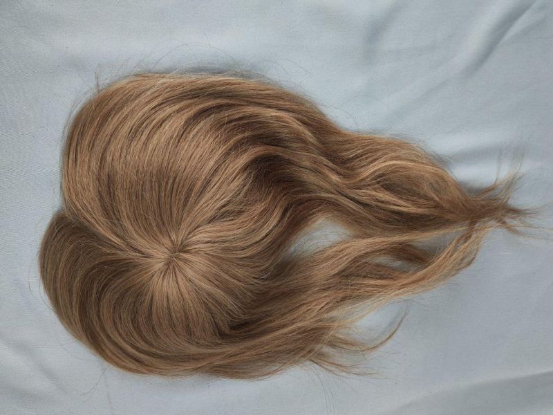 2022 Most Popular Ventilated Fine Welded Mono Human Hair Toupee Made of Human Remy Hair