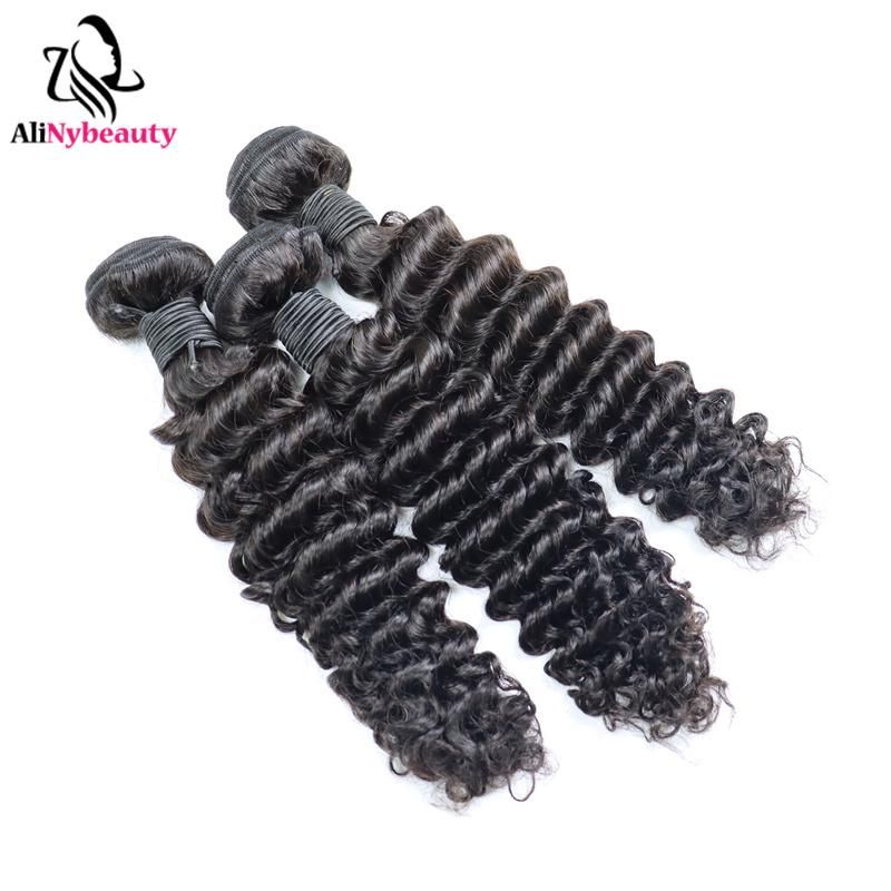 Alinybeauty Wholesale 100% Cuticle Aligned Raw Unprocessed Virgin Hair, Raw Malaysian Hair, Body Wave Virgin Hair Bundles Brazilian