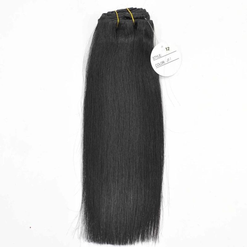 New Fashion Indian Dark Color Remy Human Hair Extensions