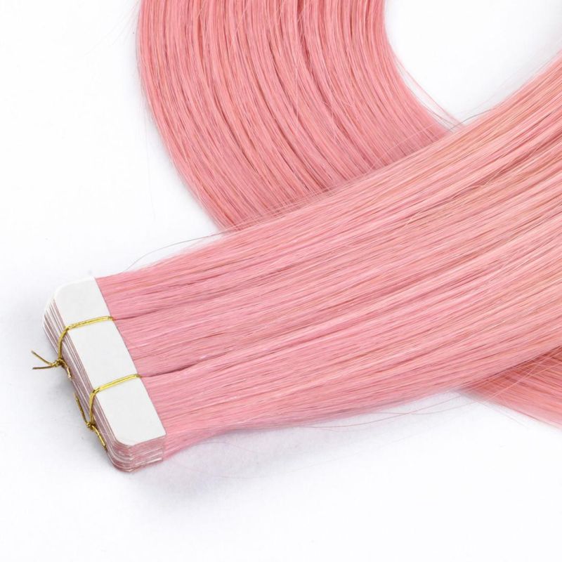 Remy Russian Tape Human Hair Extensions Invisible Adhesive PU Skin Weft Extension Real Hair