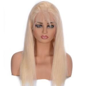 Factory Price Virgin 100% Cuticle Aligned 613 Blonde Brazilian Straight Hair Lace Front Wig