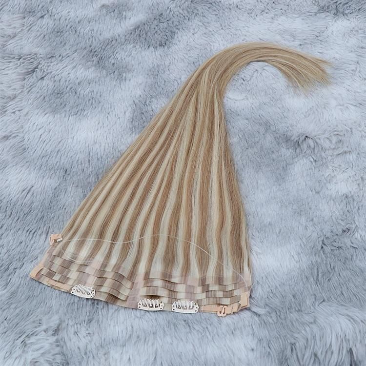 Wholesale Cuticle Aligned European Halo Clip in Hair Extensions #P18/60