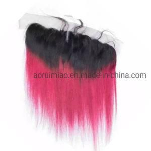 Wholesale Ombre Remy Human Hair Products 13*4 Swiss Lace Frontal Closure Malaysian Hair