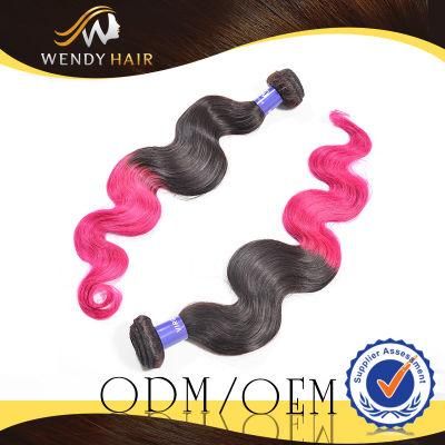 Two Color Malaysian Ombre Color Body Wave