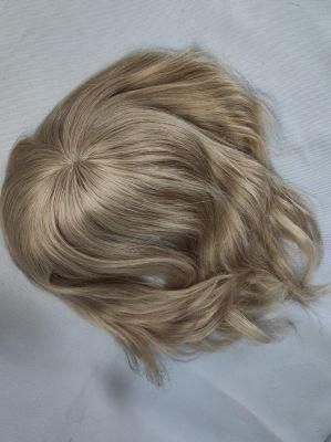 2022 Most Popular Fine Welded Mono Human Hairpiece Made of Human Remy Hair