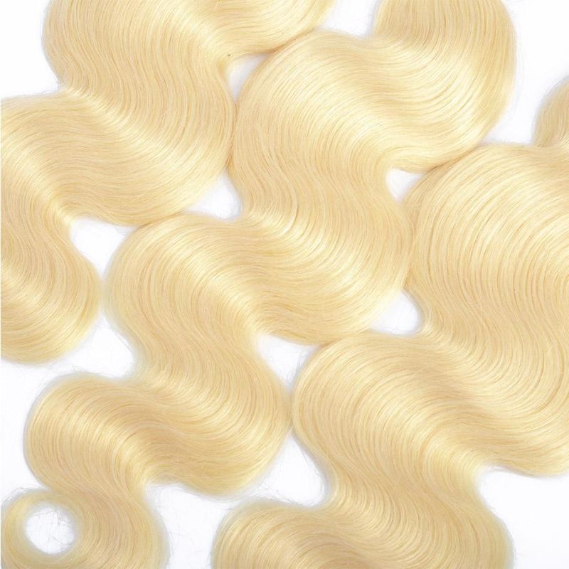 Alinybeauty Color 613 Body Wave Peruvian Human Hair Weave