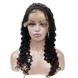 One Donor Unprocessed Deep Wave 100% Human Hair Brazilian Lace Front Wigs