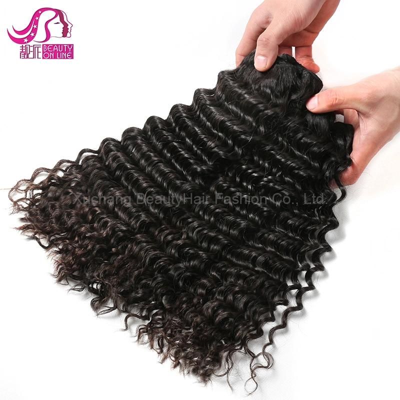 Hot Sale 100% Brazilian/ Malaysian Virgin Hair Deep Wave Malaysian Curly Hair Free Shipping Sexy Formula Human Hair Extension