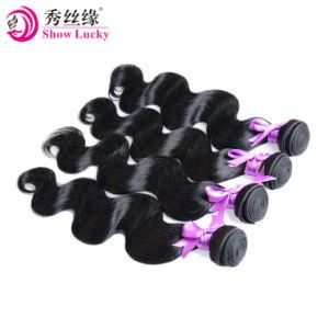 Nature Body Wave #1b Color Hair Real Kanekalon Hair High Temperature Synthetic Hair Weft