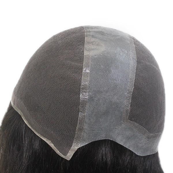 Lw887 French Lace Base with Thin Skin Perimeter Wig for Women