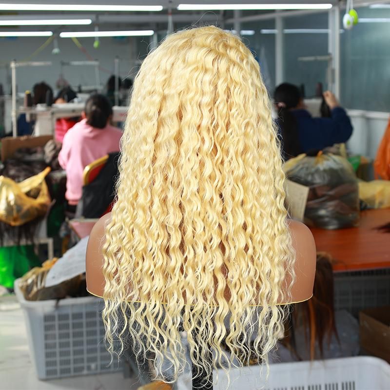 High Quality Blonde Wig 100% Human Hair 13*4 Lace Front Wig