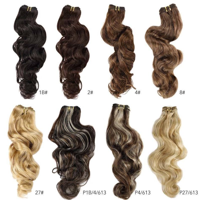 Remy Body Wave Colorful Human Hair Extensions 12-26′′
