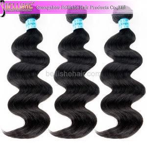Hot Selling #1b Body Wave 18inch 6A Remy Human Hair Weave