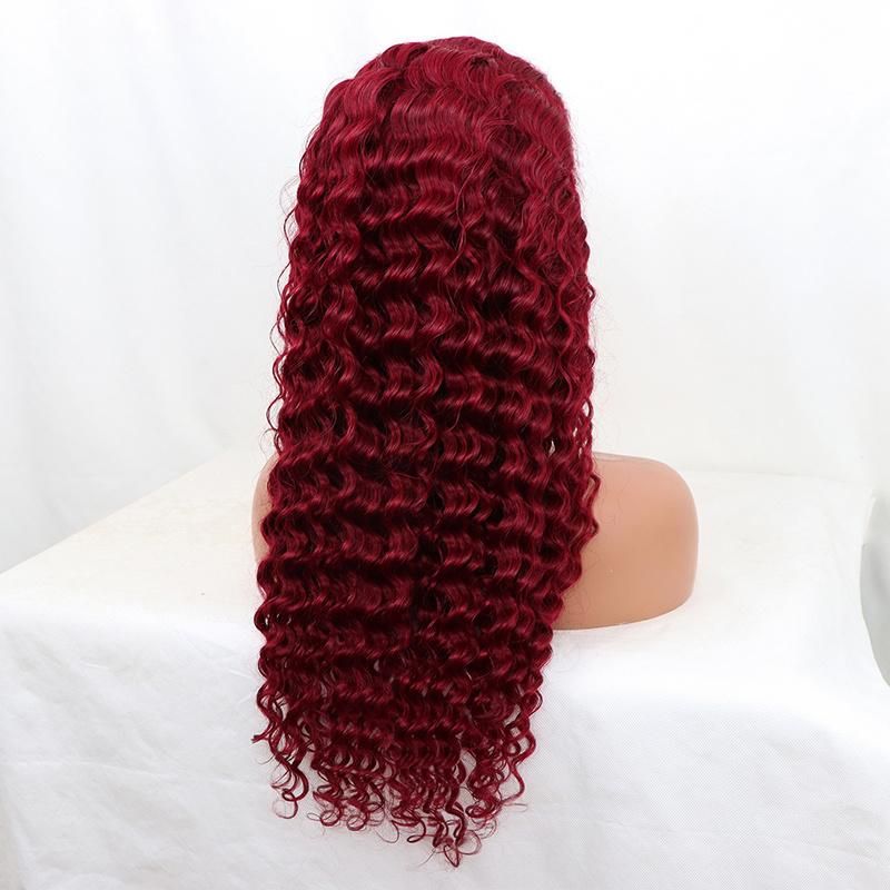 Human Hair HD 360 Lace Wigs Deep Curly Bob