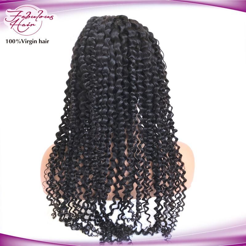 Curly Wig 20 Inch 200 Density Real Human Hair Cheap