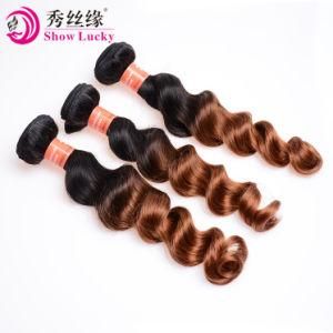 Good Feedback Ombre 1b/30 Loose Wave Hair 100% Virgin Peruvian Human Hair Weaving