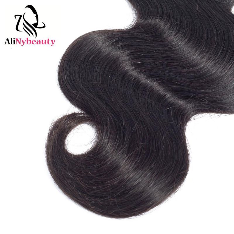 Alinybeauty 4X4 Brazilian Body Wave Human Hair Lace Closure