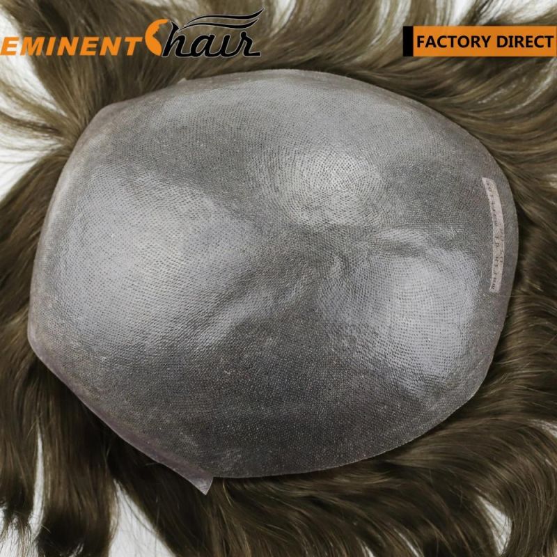 Stock Skin Indian Hair Men′s Toupee