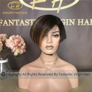 Best Quality Chinese Virgin/Remy Human Hair Full/Frontal Lace Wig with Cuticle Aligned
