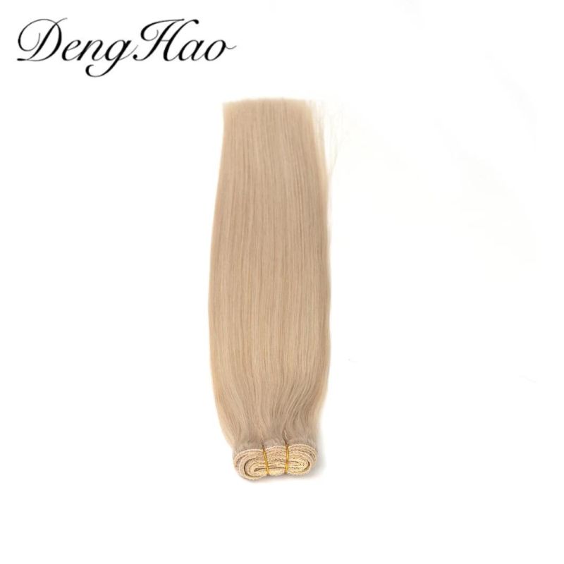 Wholesale Russian Hair Extensions Virgin 100% Remy Double Drawn Human Hair Weft Weave Bundles Hair Extension