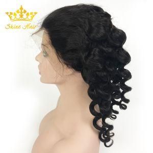 100% Remy Brazilian Human Wig Loose Deep Wave for Natural Black Color