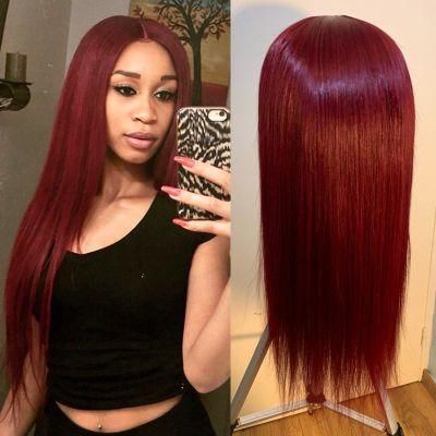 Human Hair Blend HD Lace Front Wig Butta Lace Straight 32&quot;
