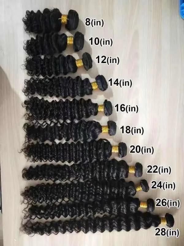 Peruvian Virgin Hair Human Hair Deep Wave Natural King Unprocessed Virgin Peruvian Hair 3bundles 10A Deep Curly Virgin Hair Weave