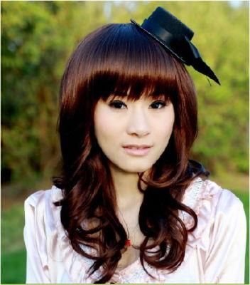 100% Human Hair Synthetic Wigs
