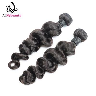 Alinybeauty Hair Bundles Raw Virgin Cuticle Aligned Hair, Human Hair Weave Bundle, Wholesale Double Drawn 10A Virgin Hair