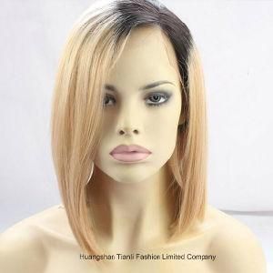 Cheap Brazilian Ombre Human Hair Lace Frontal Wigs
