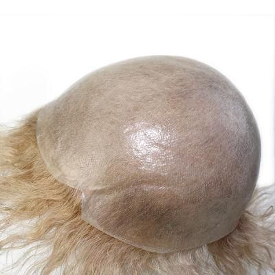 Ultra Thin Men&prime;s Skin Base - Undetectable, Comfortable Luxury Hair Replacement System Wigs Toupee