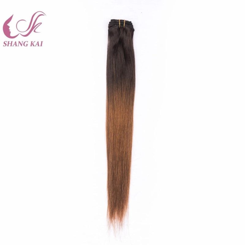Elegant Human Hair Clip in Hair Extensions for Black Women Clip Human Hair