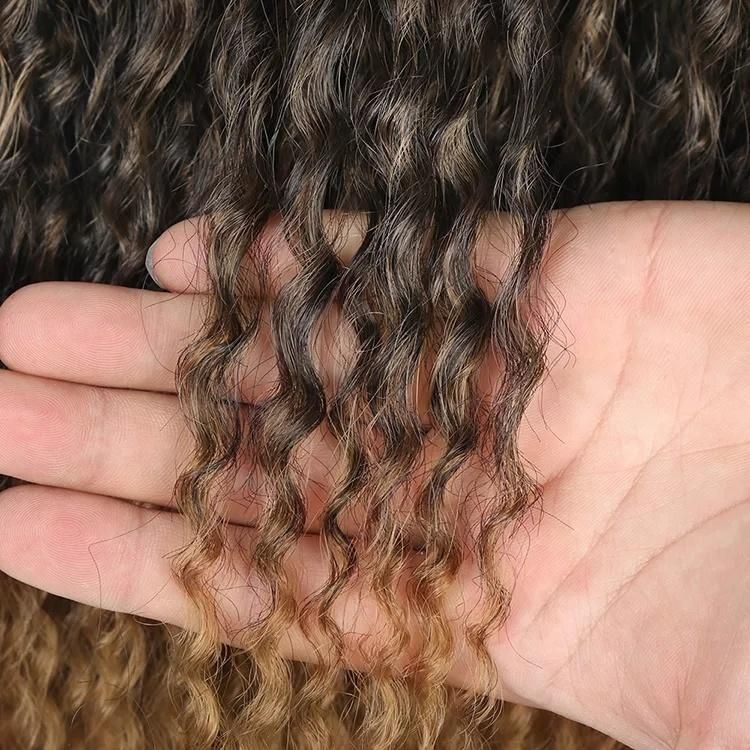 18" Crochet Braids Hair Afro Kinky Curly Synthetic Braiding Hair Extensions