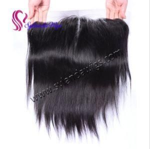 Straight Brazilian Virgin Hair 13&quot;X6&quot; Lace Frontal Closure Human Hair Closure with Free Shipping
