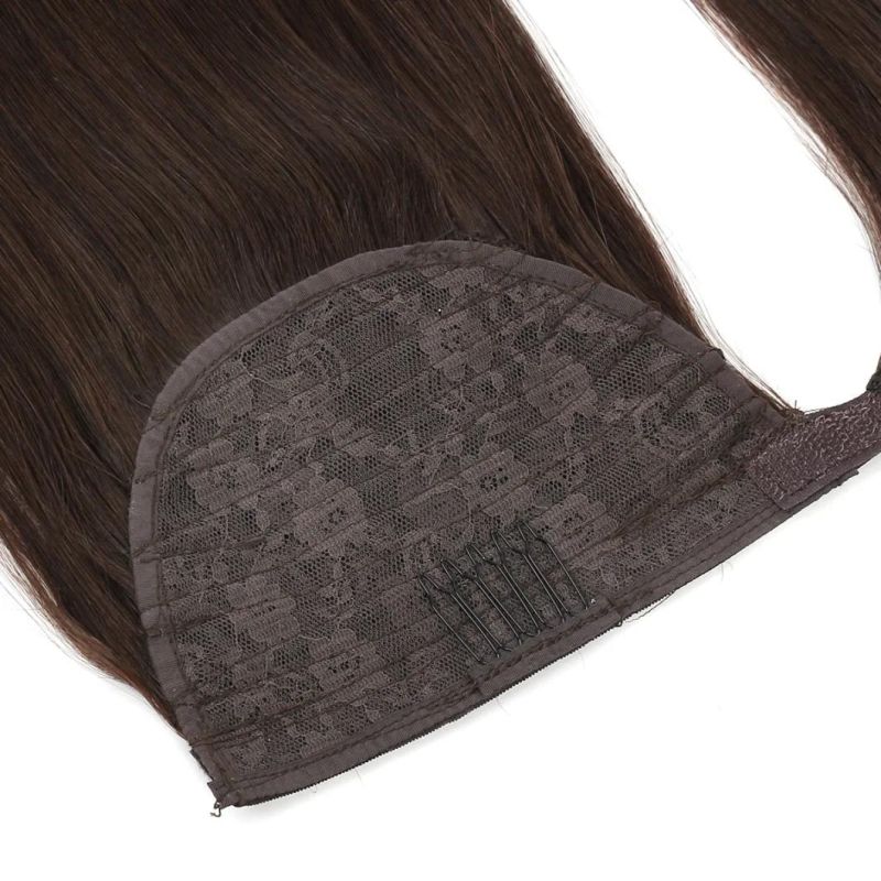 Brazilian Natural Straight 100% Human Hair Ponytail